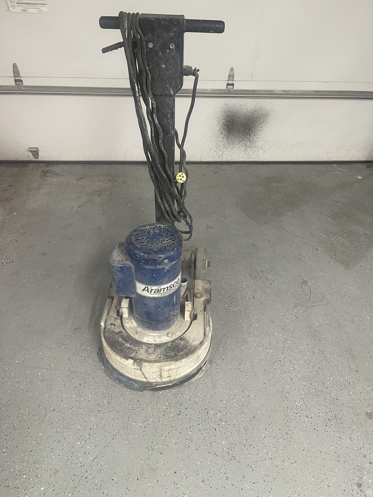 Aramsco Floor Finishing Concrete Grinder Polisher - Planetary Grinder 3 Disk