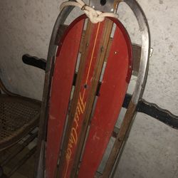 Rare vintage Fleet Arrow sled 