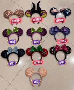 Retired/ Rare Disney ears