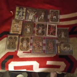 14 Card Basketball And Football Lot