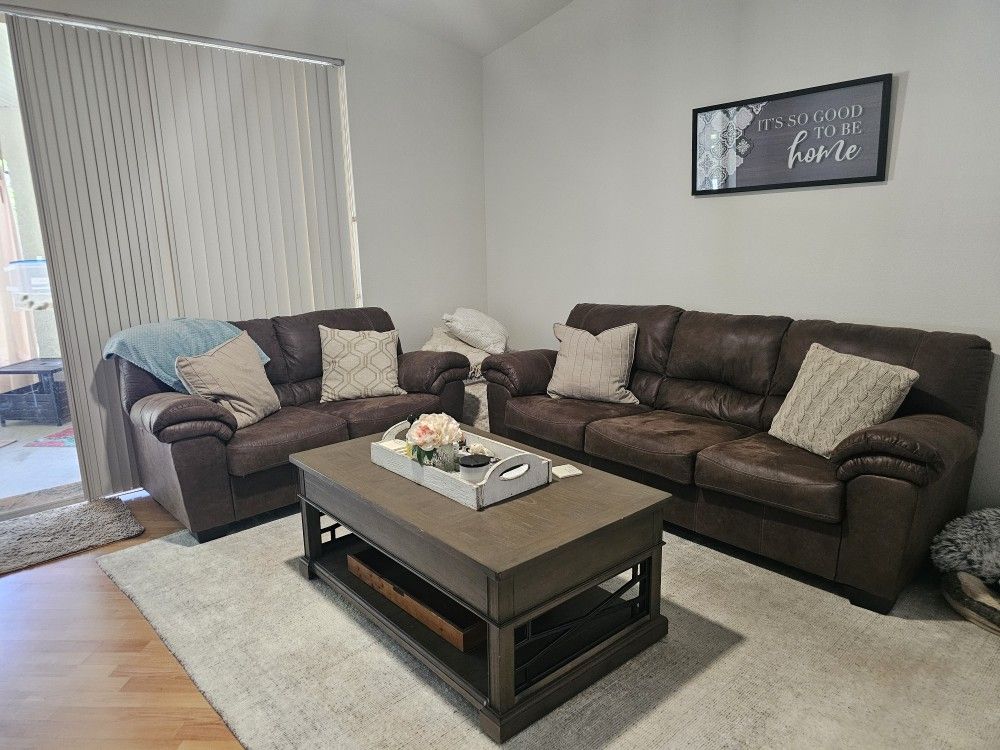 Sofa And Loveseat Set