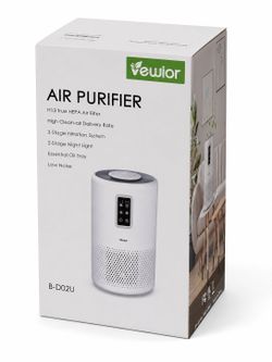 New VEWIOR Air Purifier -- H13 True HEPA, 3-Stage Filter, Sleep Mode, Aromatherapy