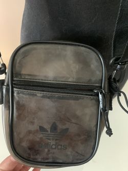 Adidas Dark Clear Cross Body  Festival Concert Game BallPark Bag
