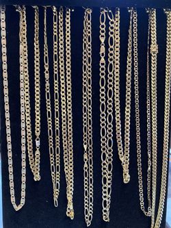Solid Gold 14k Nice fancy style Chain