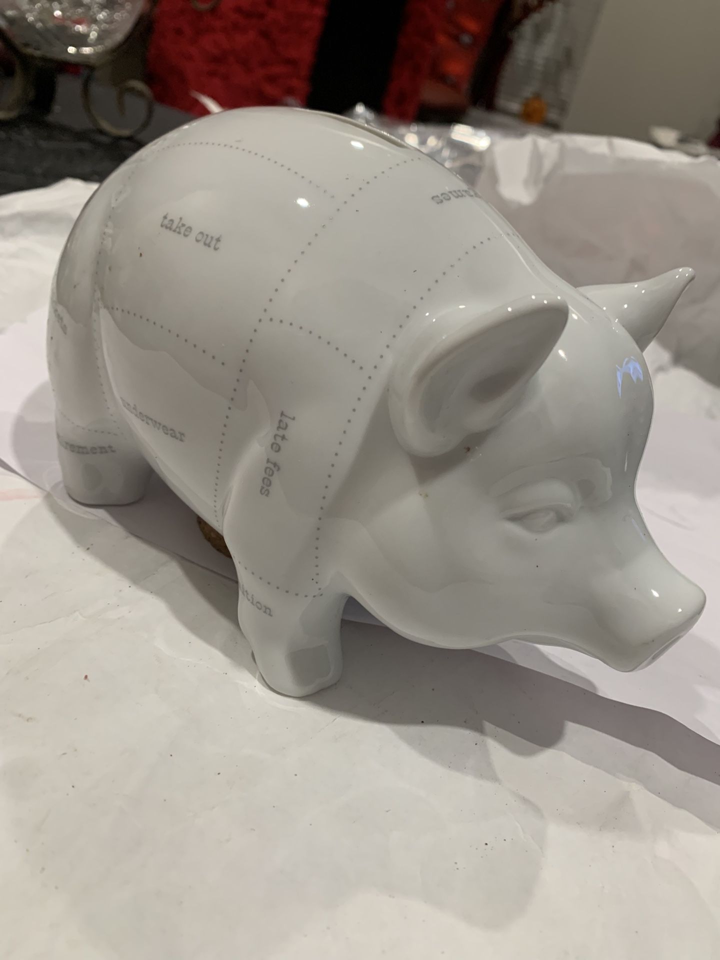 FRED&FRIENDS BUDGET CUT PIGGY BANK