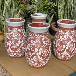 Centros De Mesa 10” Barro En Talavera 10” $25 Each (disponible 50 Piezas )