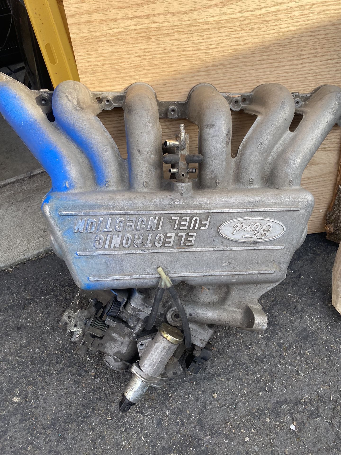 Ford 4.9L electronic fuel injection (EFI) intake manifold.