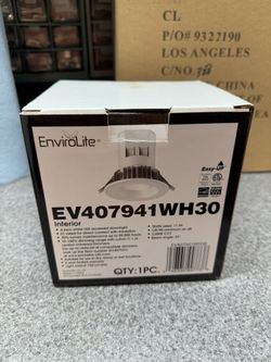 EnviroLite Easy Up 4 in. (4-Pack) Canless Integrated LED Light Kit EV407941WH30