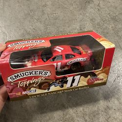 2002 NASCAR #11 Smucker’s Toppings Collectible Toy Car