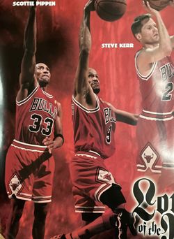 Steve Kerr Jordan Pippen Rodman Kukoc Chicago Bulls NBA Champions