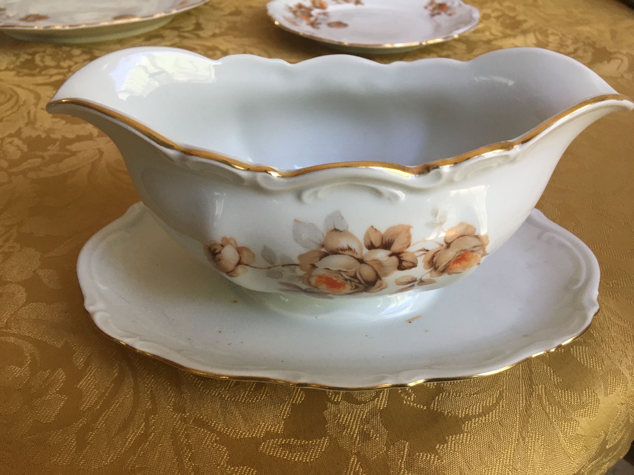 Mitterteich ‘Norway Rose’ Porcelain Dinner Service.