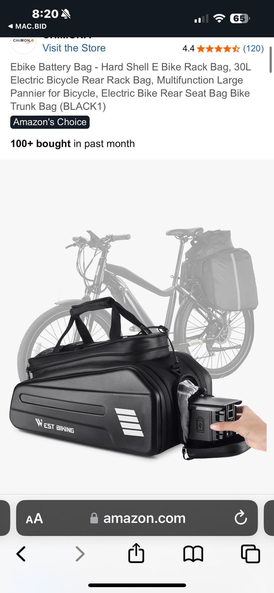 E-bike Battery Bag