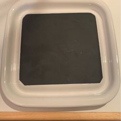 CORNING WARE MICROWAVE CERAMIC BROWNING / BROWNER BACON GRILL PLATE MW-2 