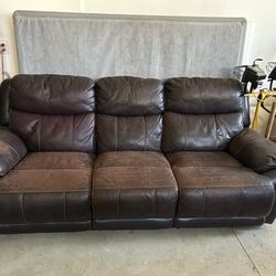 Raymour Flanigan Recliner Couch 