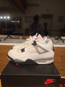 Size 12 - Air Jordan 4 White Cement