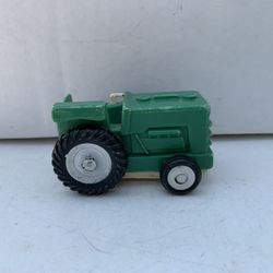 Vintage Nasta 1976 Green Toy Farm Tractor, Damaged, Plastic, Made in Hong Kong