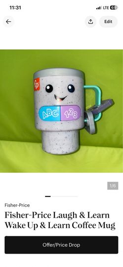 Fisher-Price Laugh & Learn Wake Up & Learn Coffee Mug