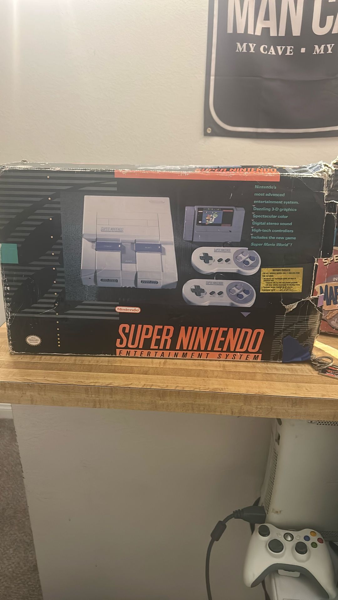 Super Nintendo Console Cib With Box