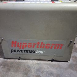 Hypertherm Powermax 380 plasma cutter.