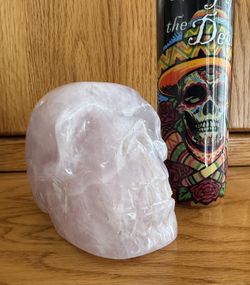 Rose Quartz Skull