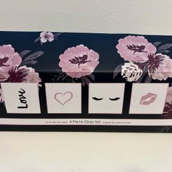 ARCADIA BEAUTY LABS 4 PIECE Stemless Wine Glass Set