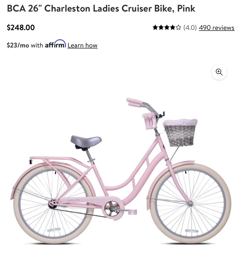 Cruiser Pink Bike