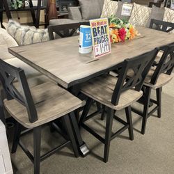 $1499 7Pc Dining Set ✨🔥 Easy Purchase Available ✅