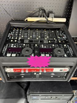 DJ Set QSC RMX Amp, Two Yorkvill NX600 Speakers, Denon’s & BBE Mixer