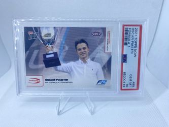 Oscar Piastri 2021 Topps Now #89 Rookie Card RC PSA 10