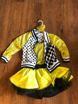 Littles Girls Taxie Costume Size 10-12