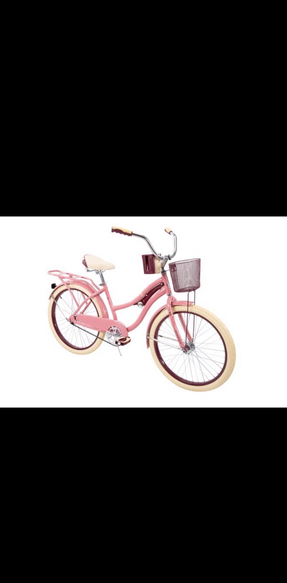 Huffy 24" Nel Lusso Girls' Cruiser Bike, Pink Blush Powder