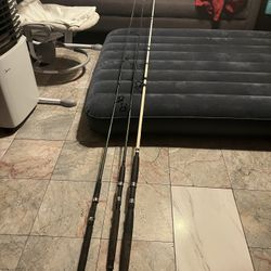 3 Fishing Poles