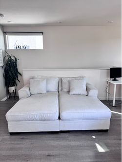 Off white modular sectional sofa