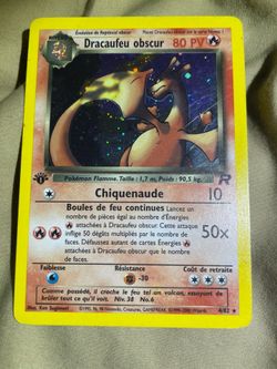 Pokémon Dark Charizard Card