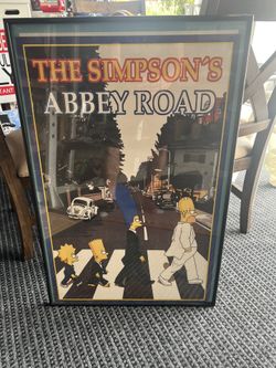 Simpsons Abbey Road Poster