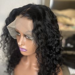 Pre-plucked Natural Wave Curly Wig 