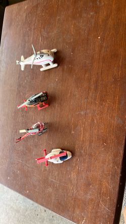 Lot of 4 Miniature Toy Aircraft
