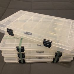 DAIWA FISHING TACKLE UTILITY BOX'S - 24 FIXED COMPARTMENTS 14” X 8-3/4” X  1-3/4” for Sale in E Atlantc Bch, NY - OfferUp
