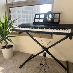 Casio CT-X700 PPK Premium Keyboard Pack with Power Supply, Stand, and Headphones