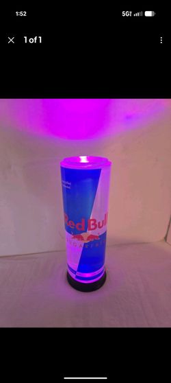 Acrylic Sugar Free Red Bull Advertising Display w/o Light Up Base