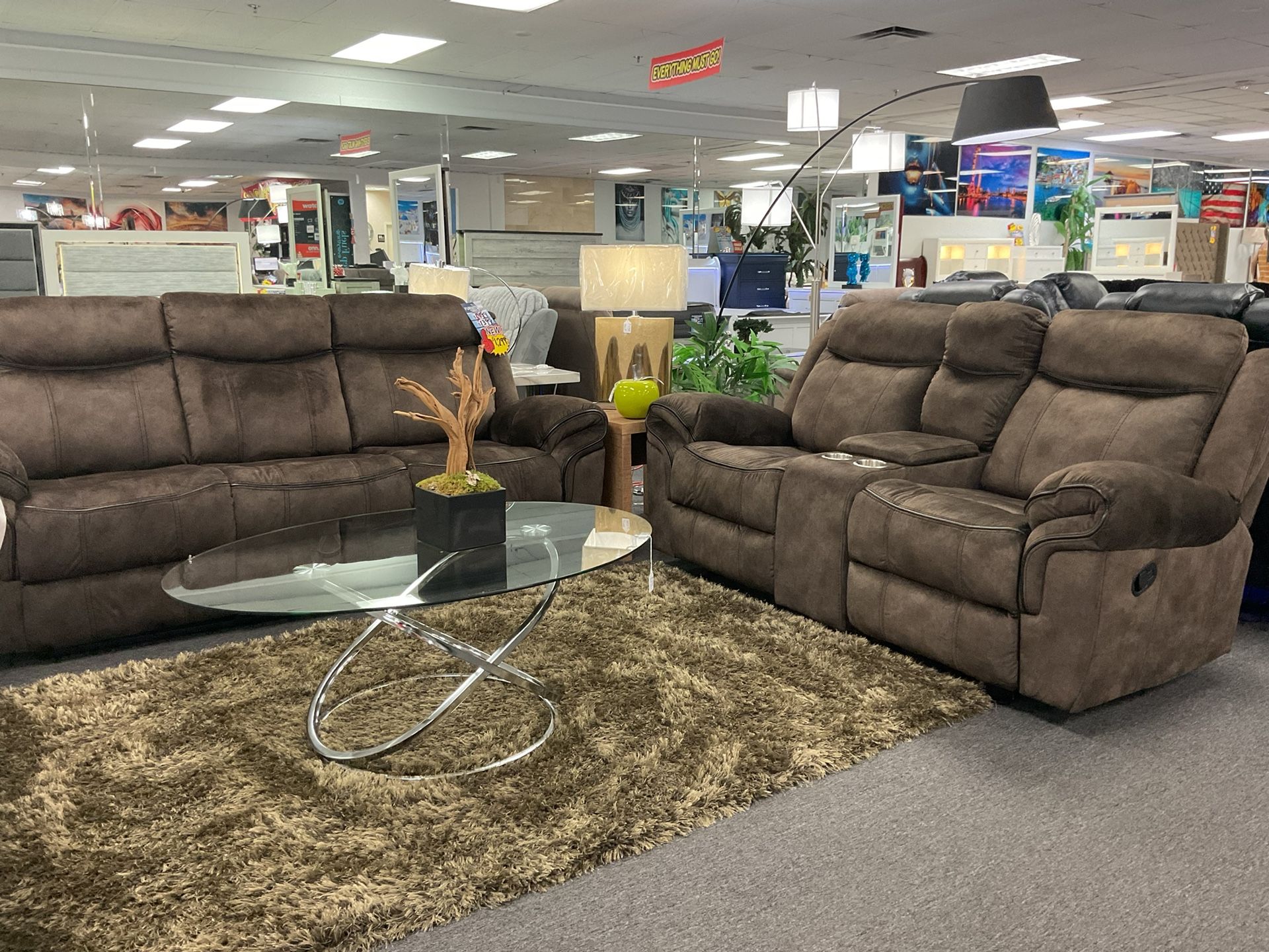 Furniture Sofa & Loveseat Set Brand New 35% OFF