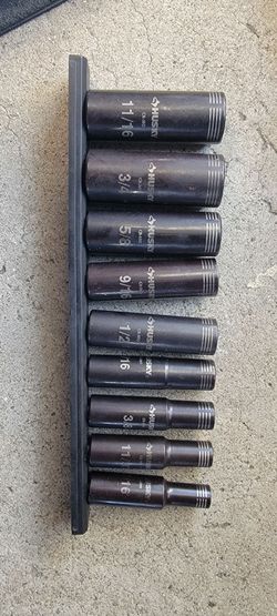Husky 3/8 deep impack sockets