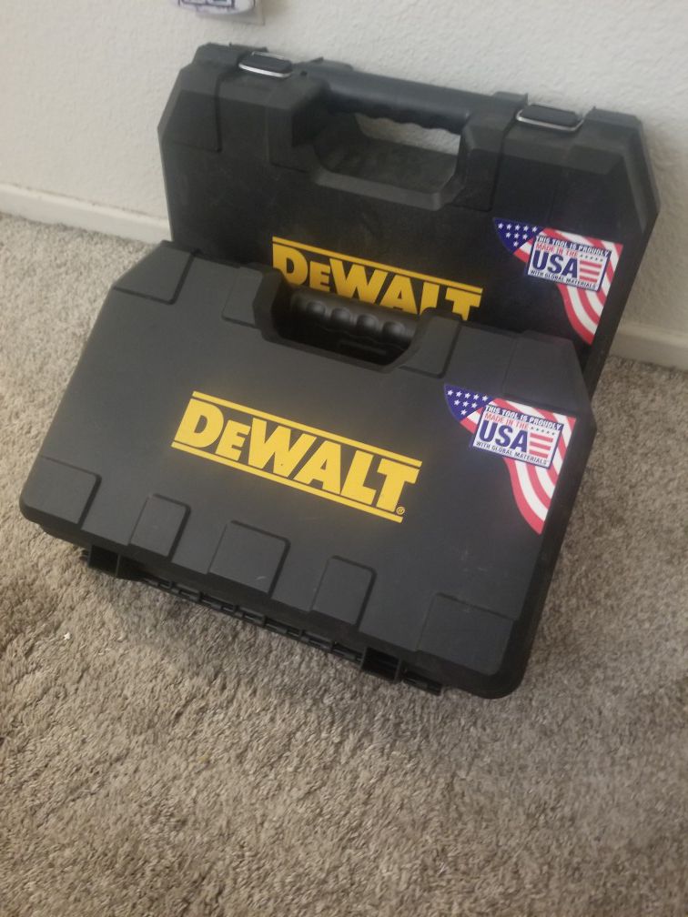 Brand New Dewalt Tool Hard Shelled Carriers for Power Tools/Tools/Storage