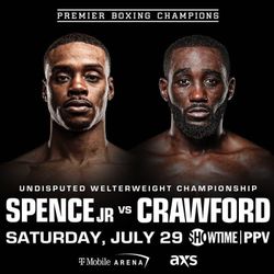 Spence vs. Crawford  Boxing T-Shirts  Available In Black XL, XXL 