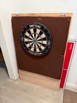 Viper Shot King Bristle Dartboard with Backboard