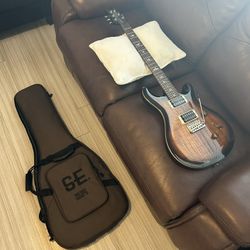 PRS SE Custom 24 Electric Guitar - Black Gold Sunburst