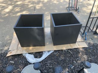 Cubed Pots for outdoor plants ($60 a piece)