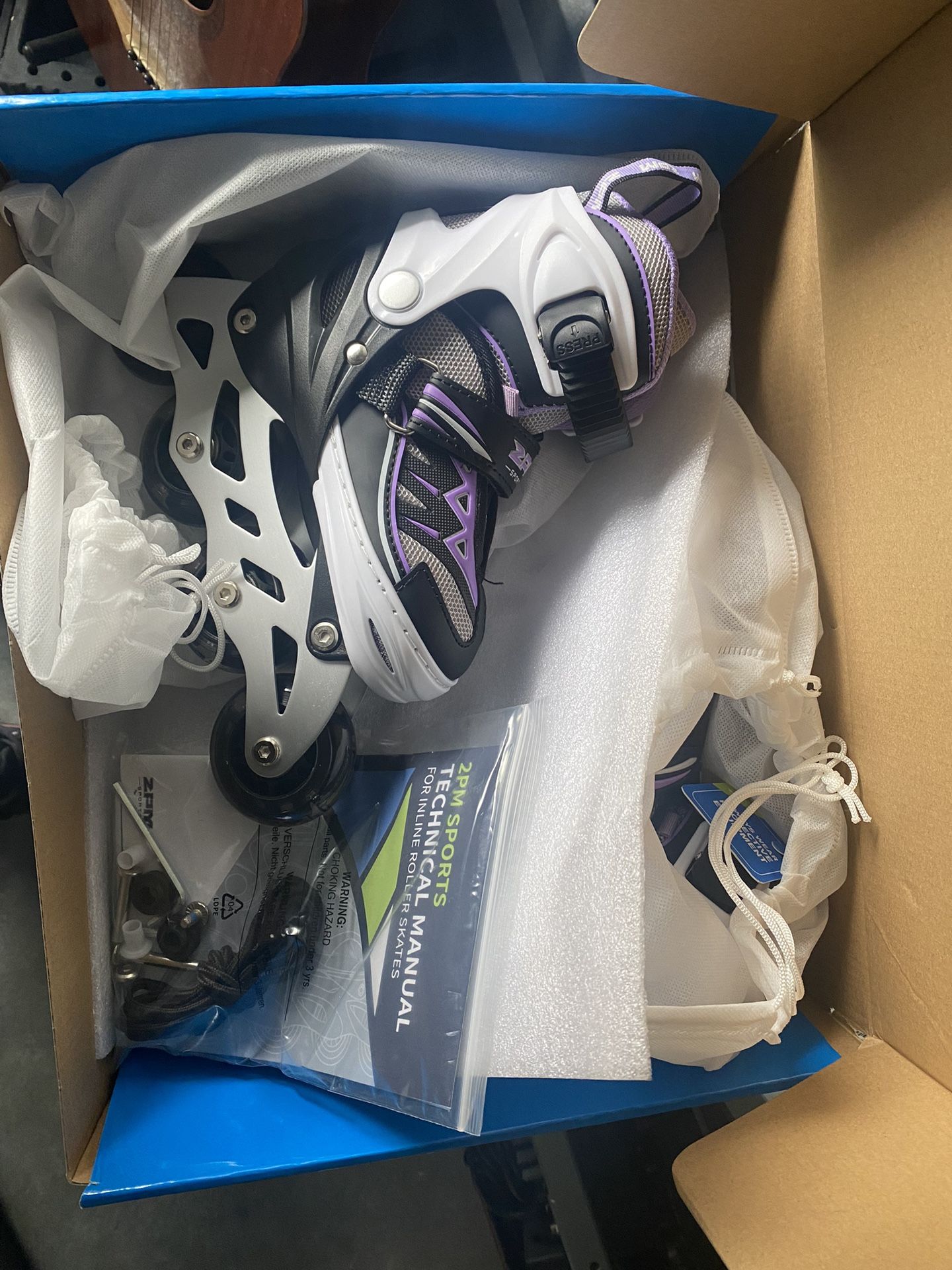 2pm Sports Cytia Inline Skates Size Small For Little Kid (Y10-13)