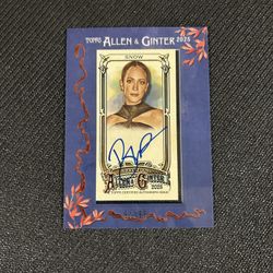 2025 Topps Allen & Ginter Brittany Snow Numbered Autograph 