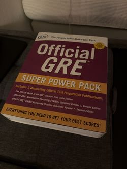  Official GRE Super Power Pack (ETS) – 3 Book Set